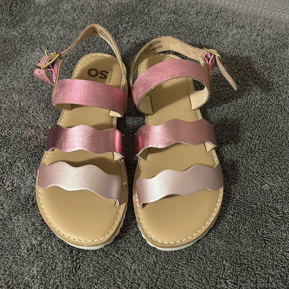 SO sandals girls pink size 1